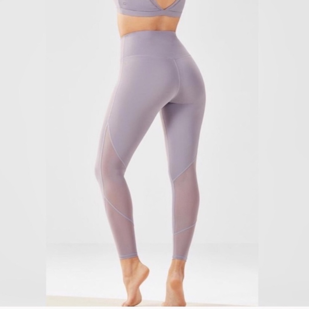 Fabletics Lavender  Mesh Leggings